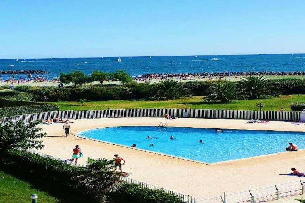 Апартаменты Les Rivages De Rochelongues, T3, Piscine, Clim, Parking Агд Экстерьер фото